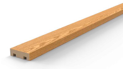 Интерьерная рейка шпон дуба 30х100 без покрытия (стена/потолок)